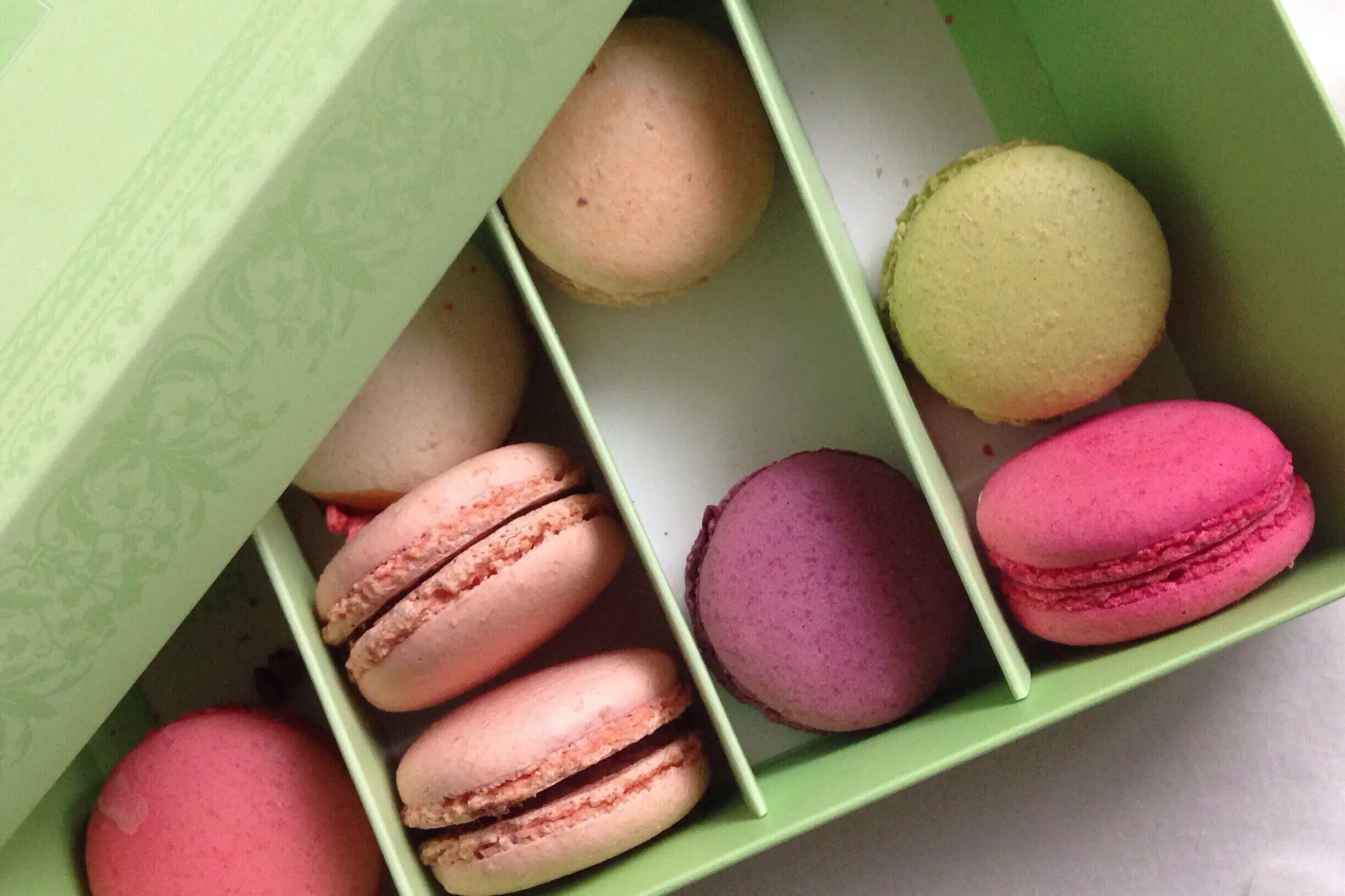 Macaron Großhandel Versand Verpackung